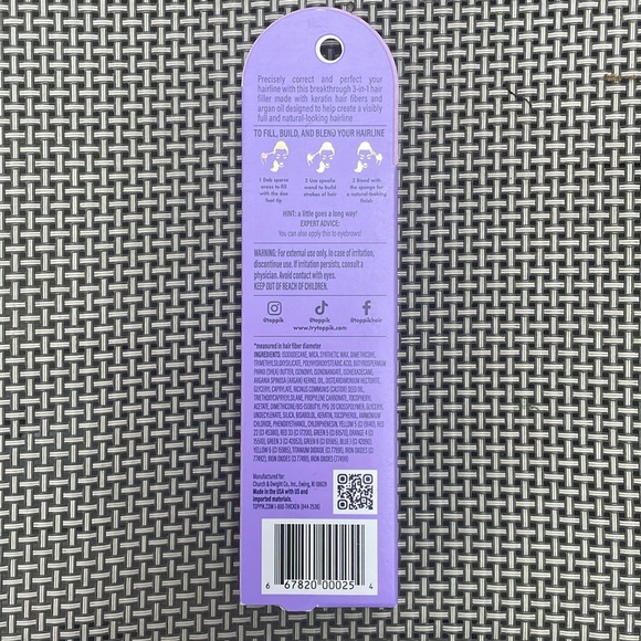 ⚜️Toppix Fill Me In Hairline Filler Medium Blonde! NWT! - Picture 4 of 6